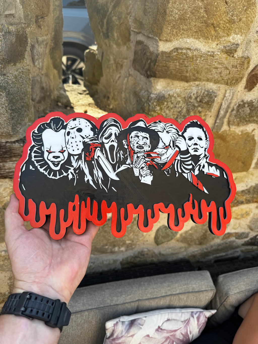 Horror Icons 3D Wall Plaque