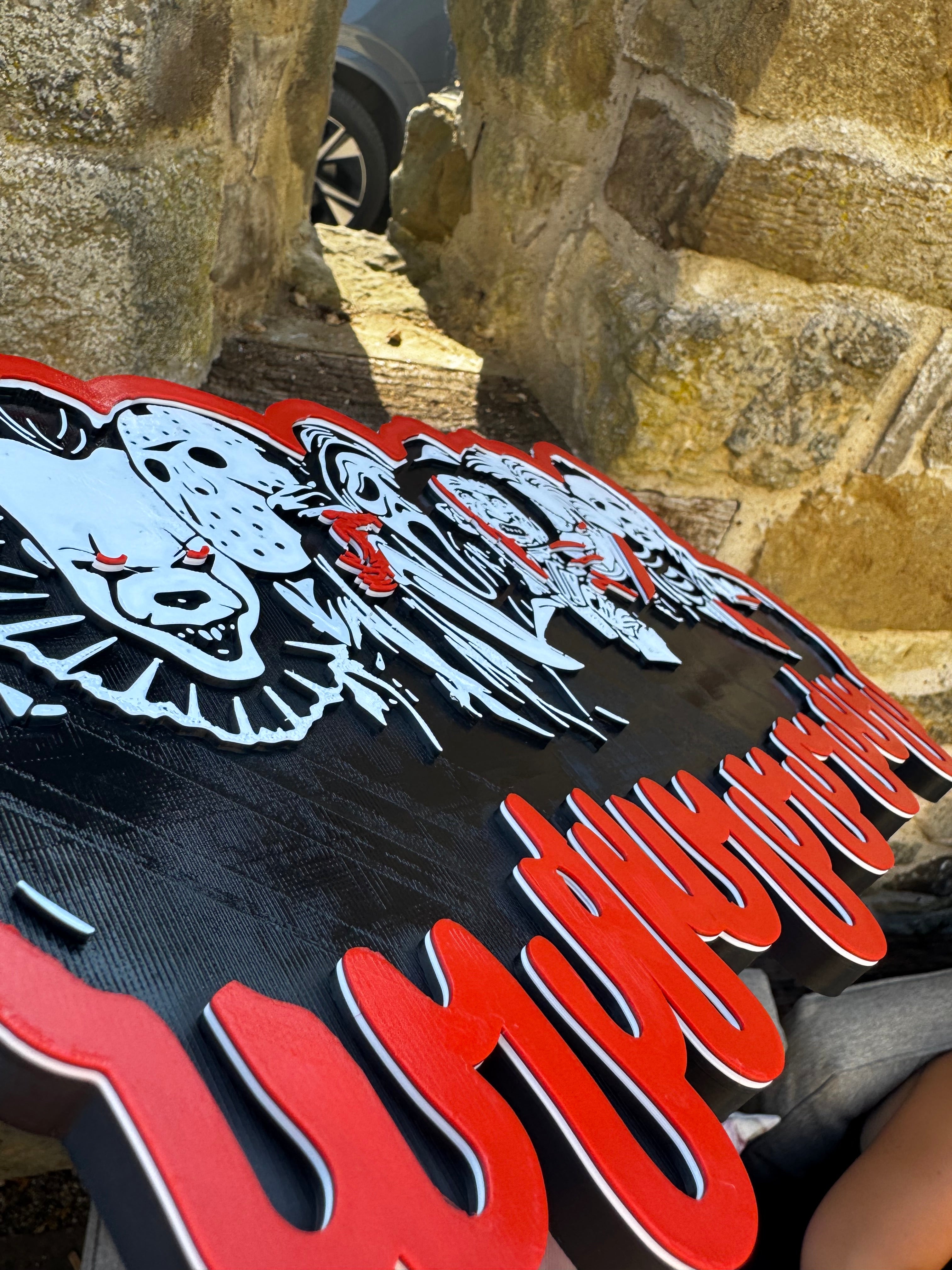 Horror Icons 3D Wall Plaque