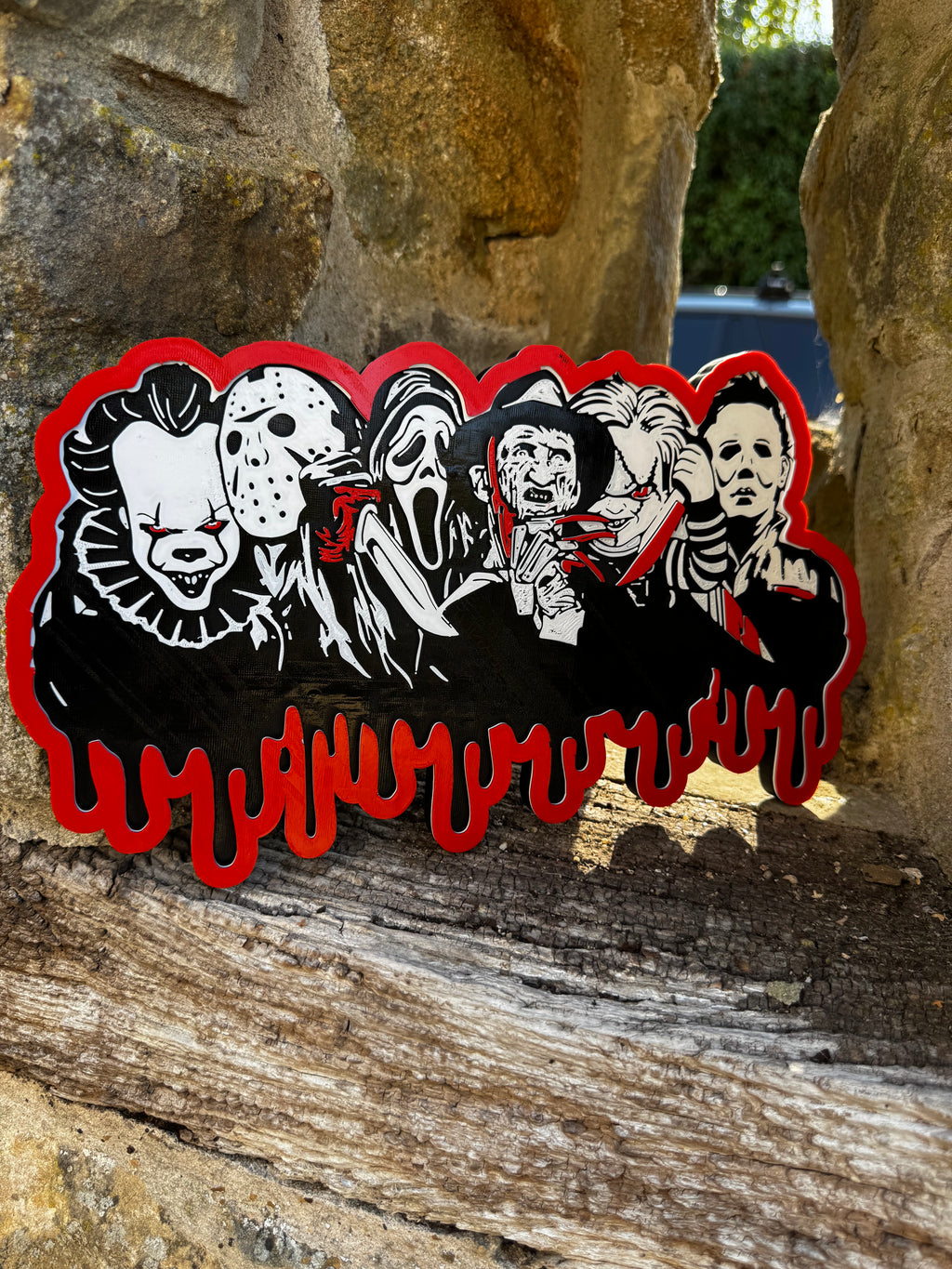 Horror Icons 3D Wall Plaque