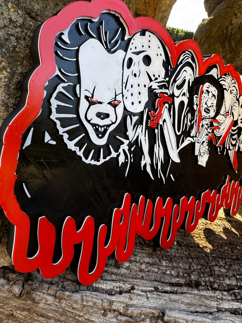 Horror Icons 3D Wall Plaque