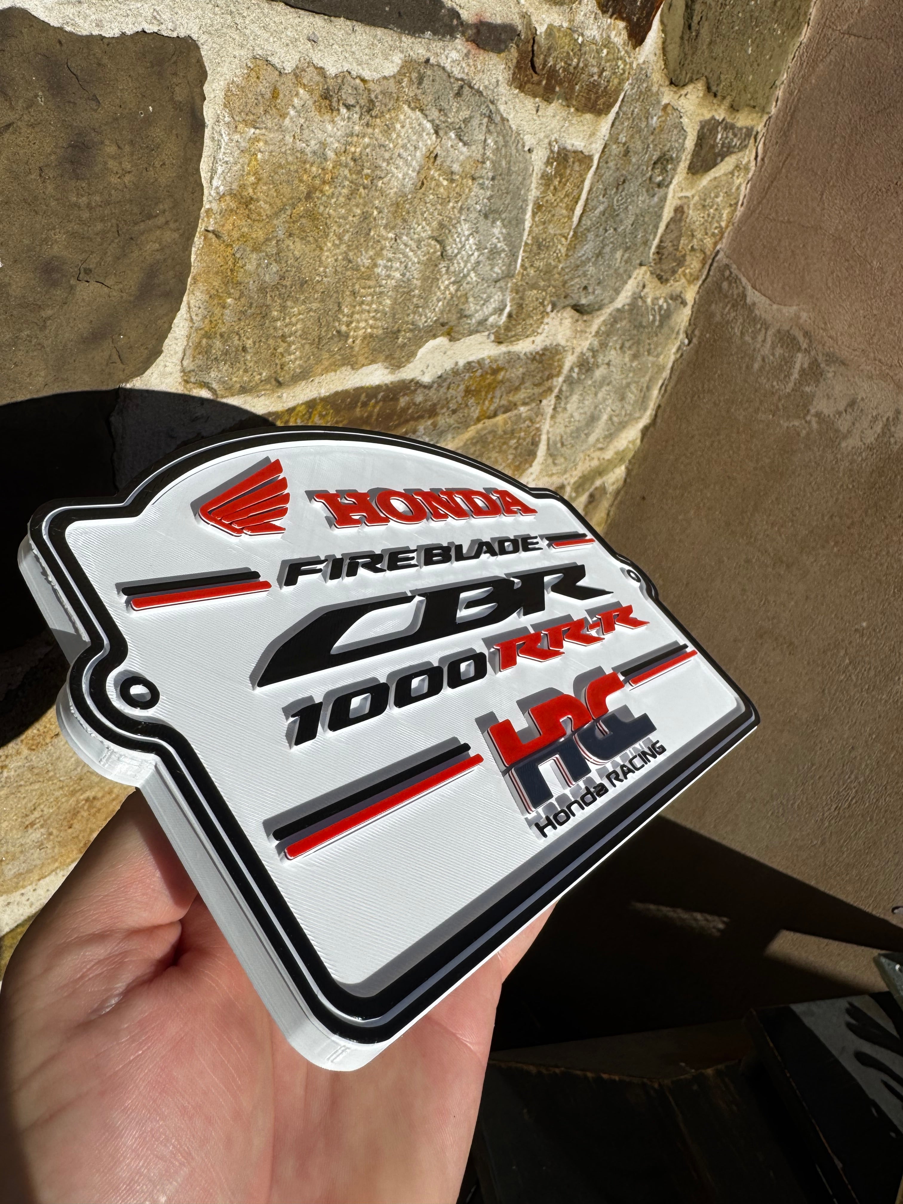Honda Fireblade CBR1000RR-R HRC 3D Wall Plaque