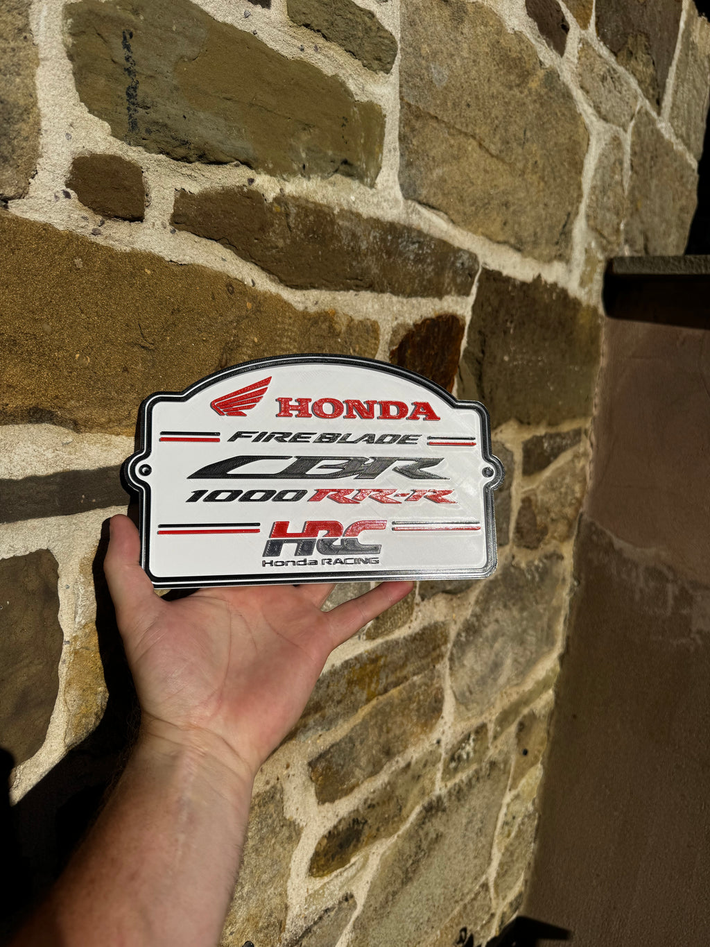 Honda Fireblade CBR1000RR-R HRC 3D Wall Plaque