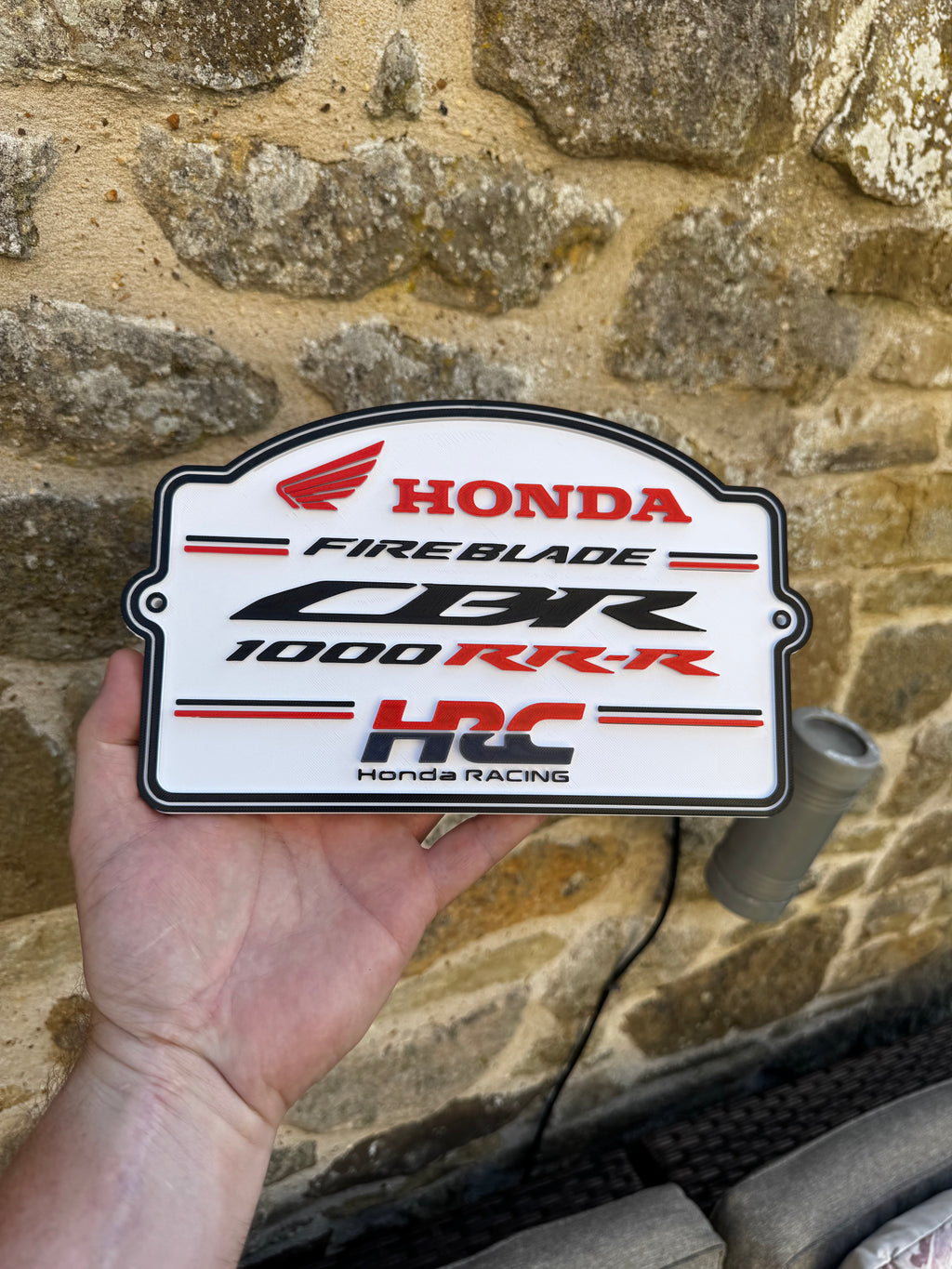 Honda Fireblade CBR1000RR-R HRC 3D Wall Plaque