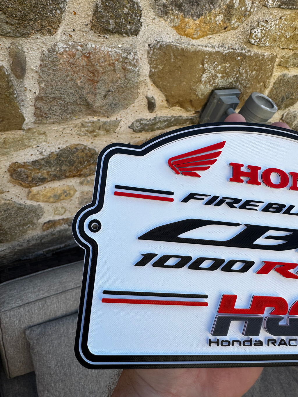 Honda Fireblade CBR1000RR-R HRC 3D Wall Plaque