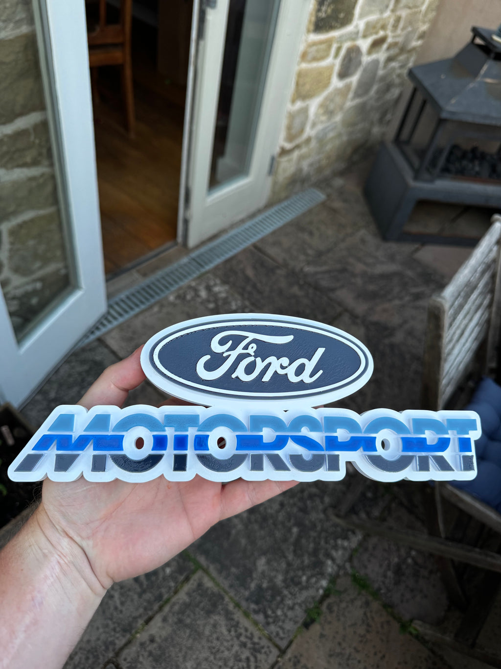 Ford Motorsport 3D Printed Display Plaque