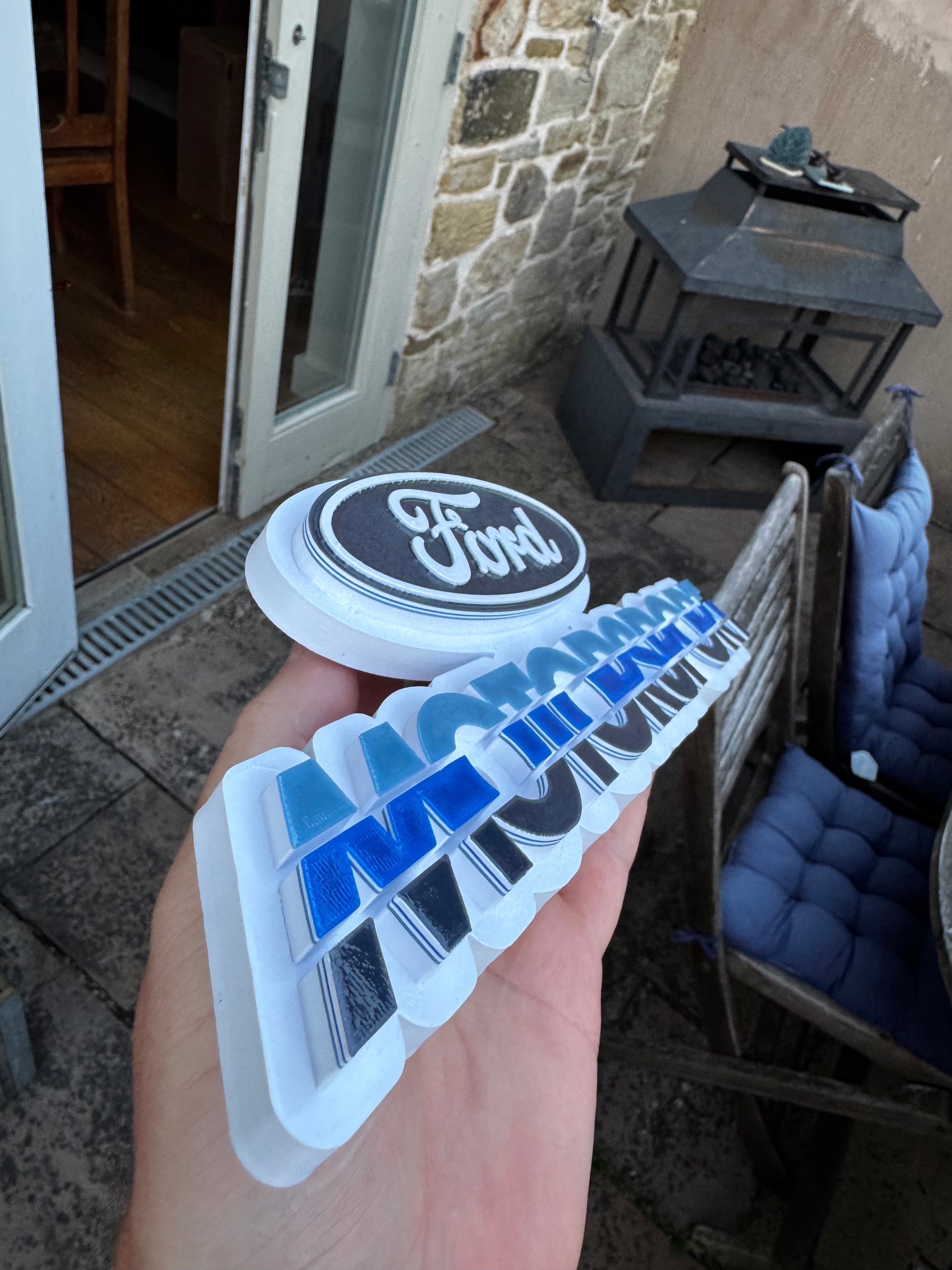Ford Motorsport 3D Printed Display Plaque