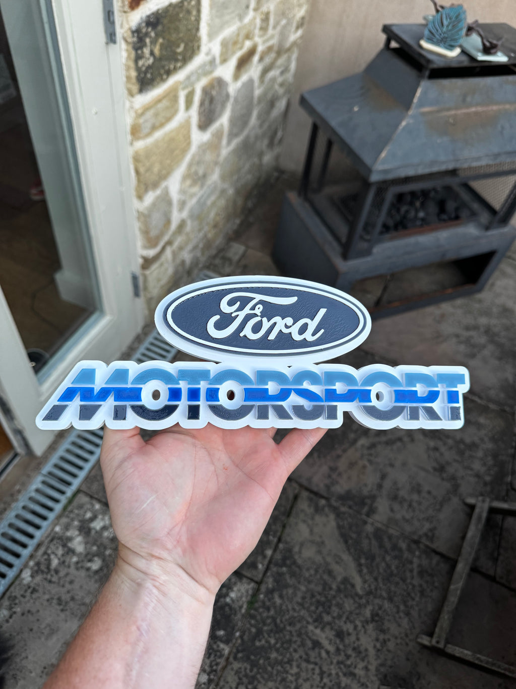 Ford Motorsport 3D Printed Display Plaque