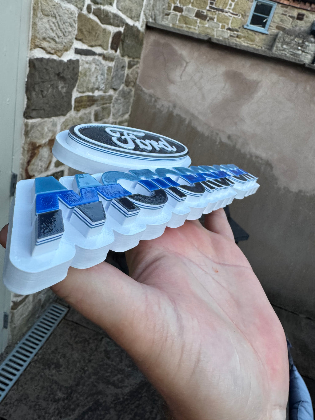 Ford Motorsport 3D Printed Display Plaque