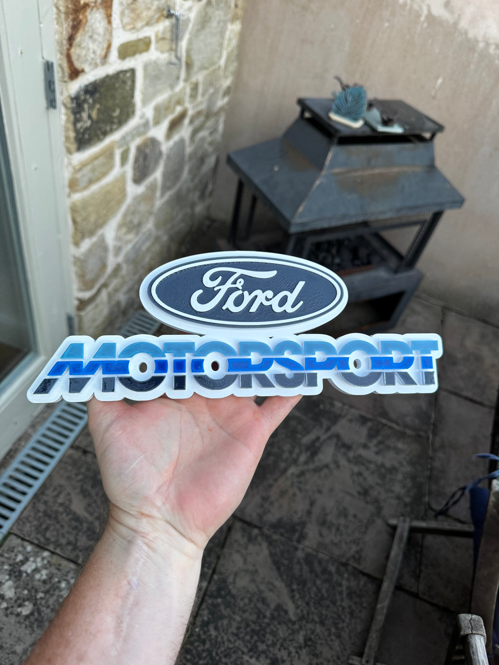 Ford Motorsport 3D Printed Display Plaque