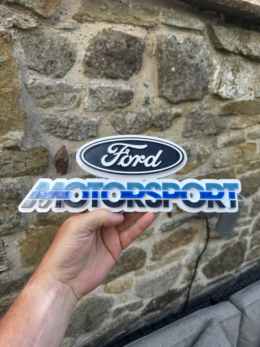 Ford Motorsport 3D Printed Display Plaque