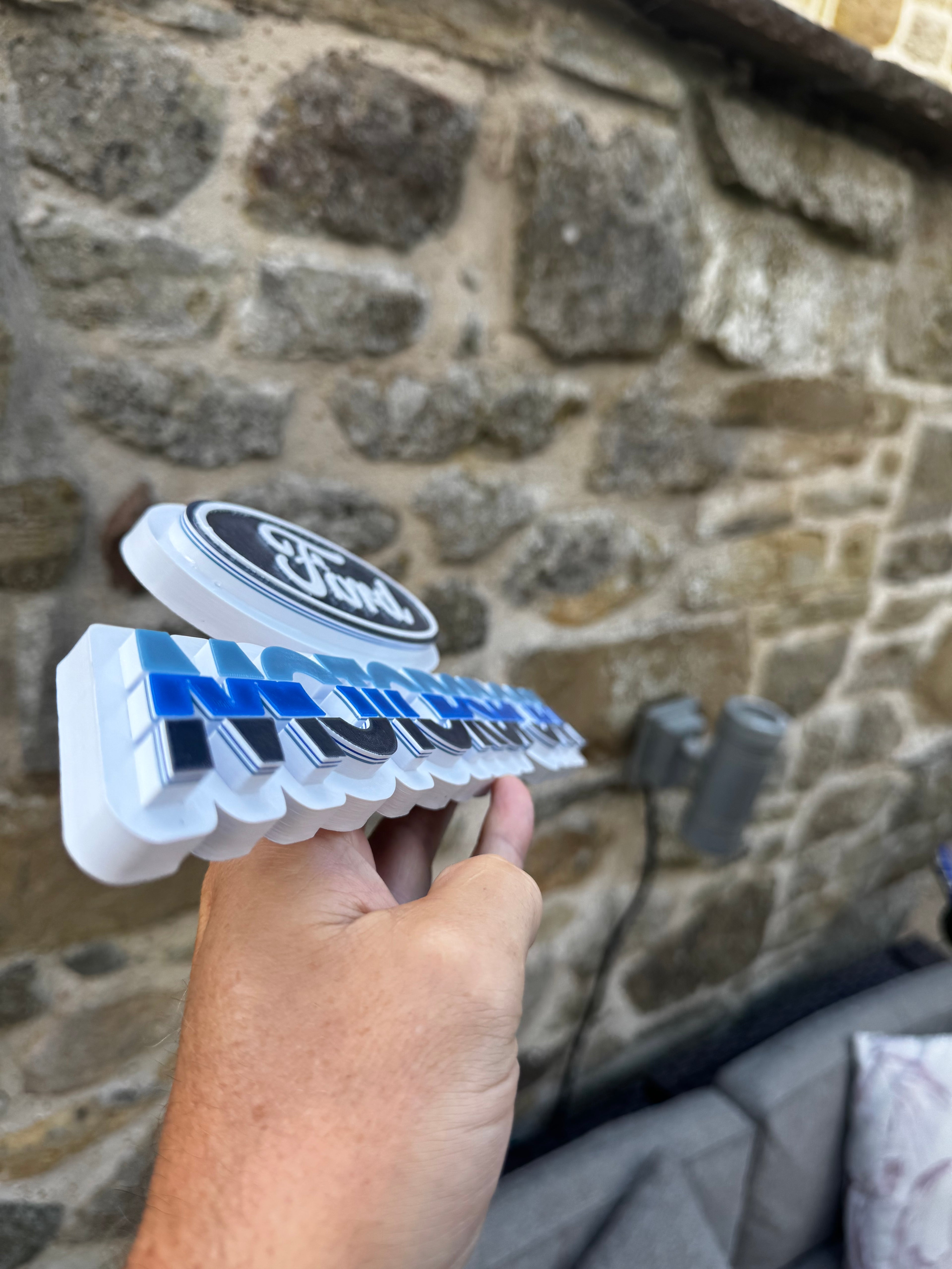 Ford Motorsport 3D Printed Display Plaque
