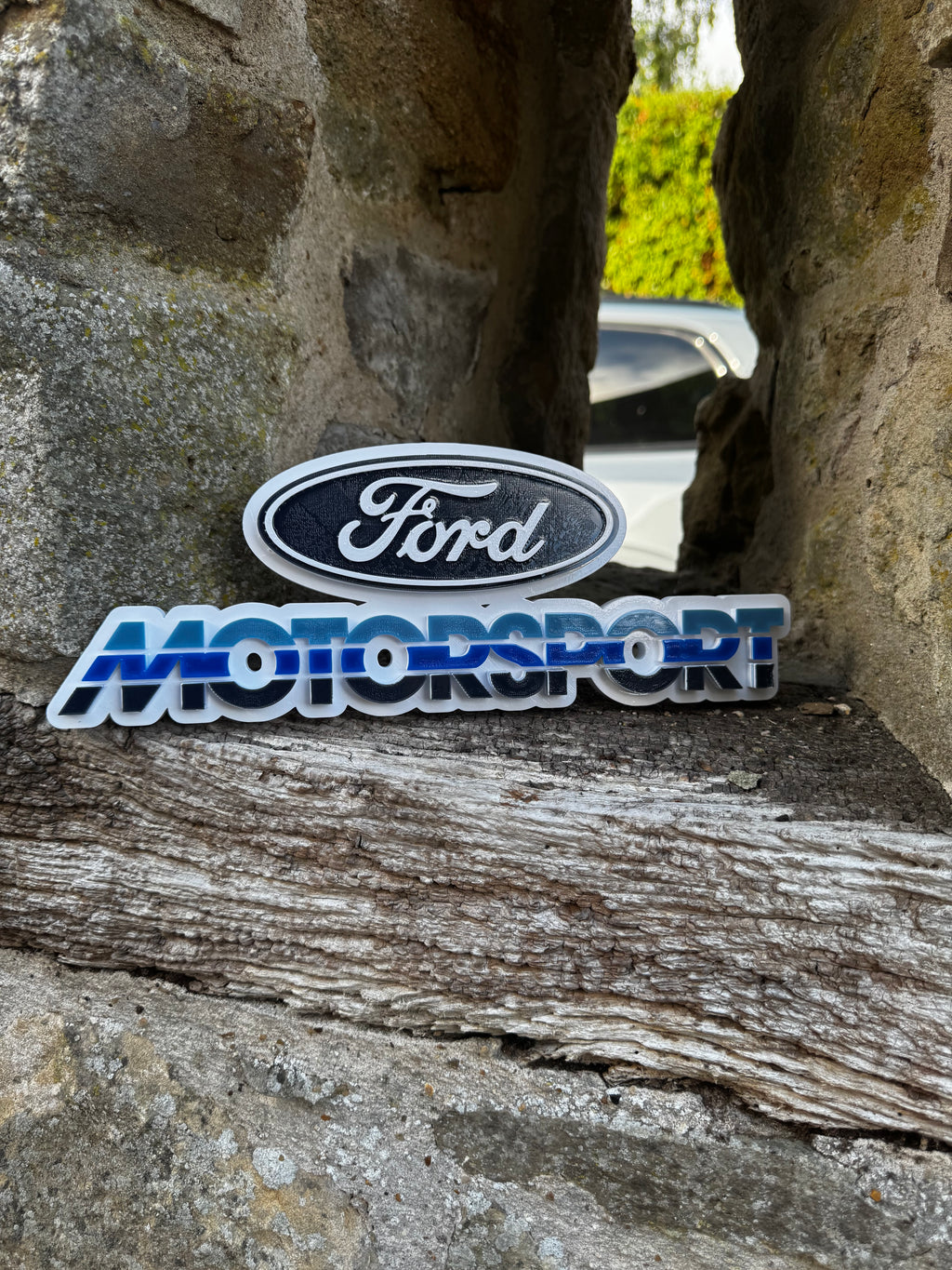 Ford Motorsport 3D Printed Display Plaque