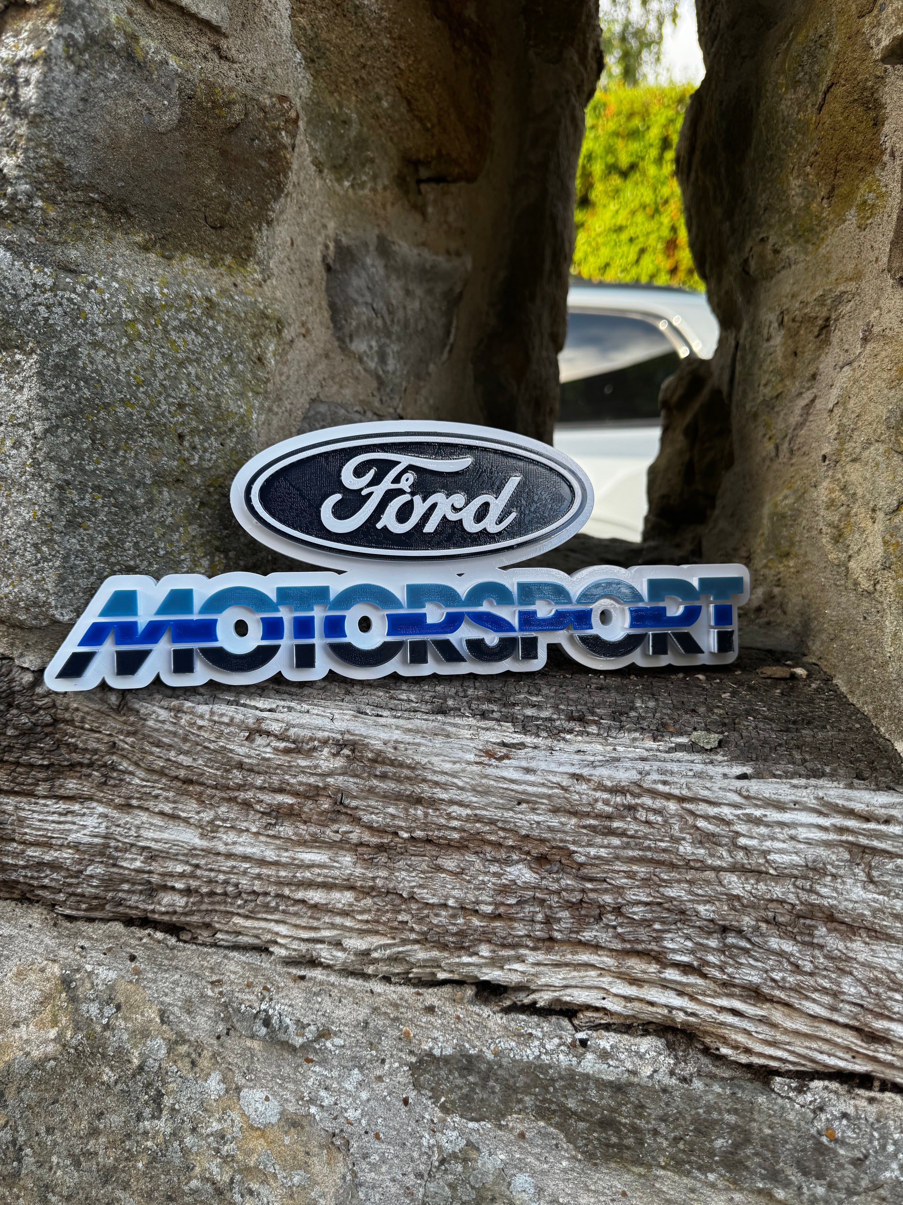 Ford Motorsport 3D Printed Display Plaque