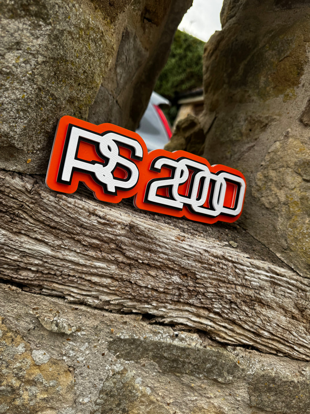 Ford RS200 3D Printed Display Plaque