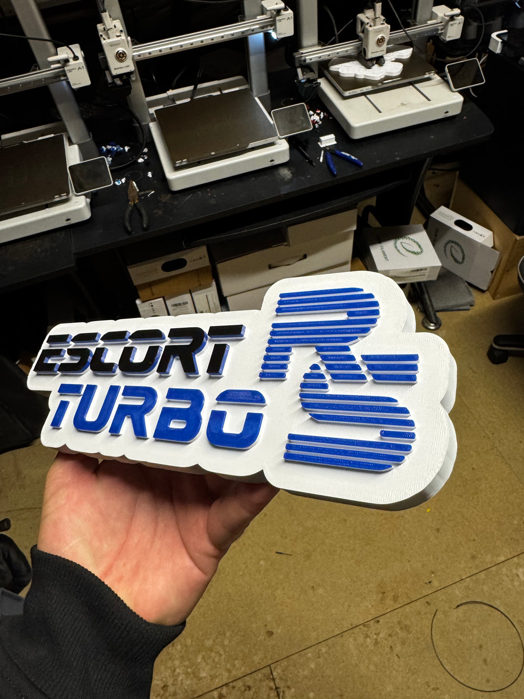 Ford Escort RS Turbo 3D Wall Plaque