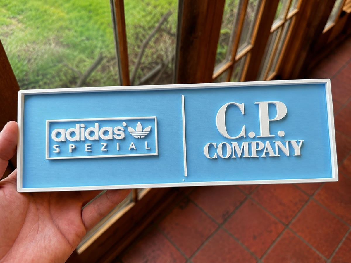 Adidas Spezial × C.P. Company Inspired 3D Wall Plaque – Multi Colour Options