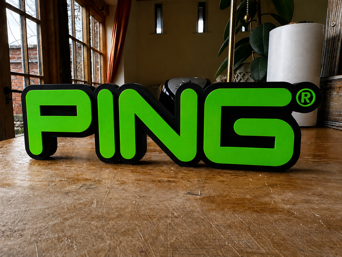 PING Style 3D Display Sign – Choice of Colours