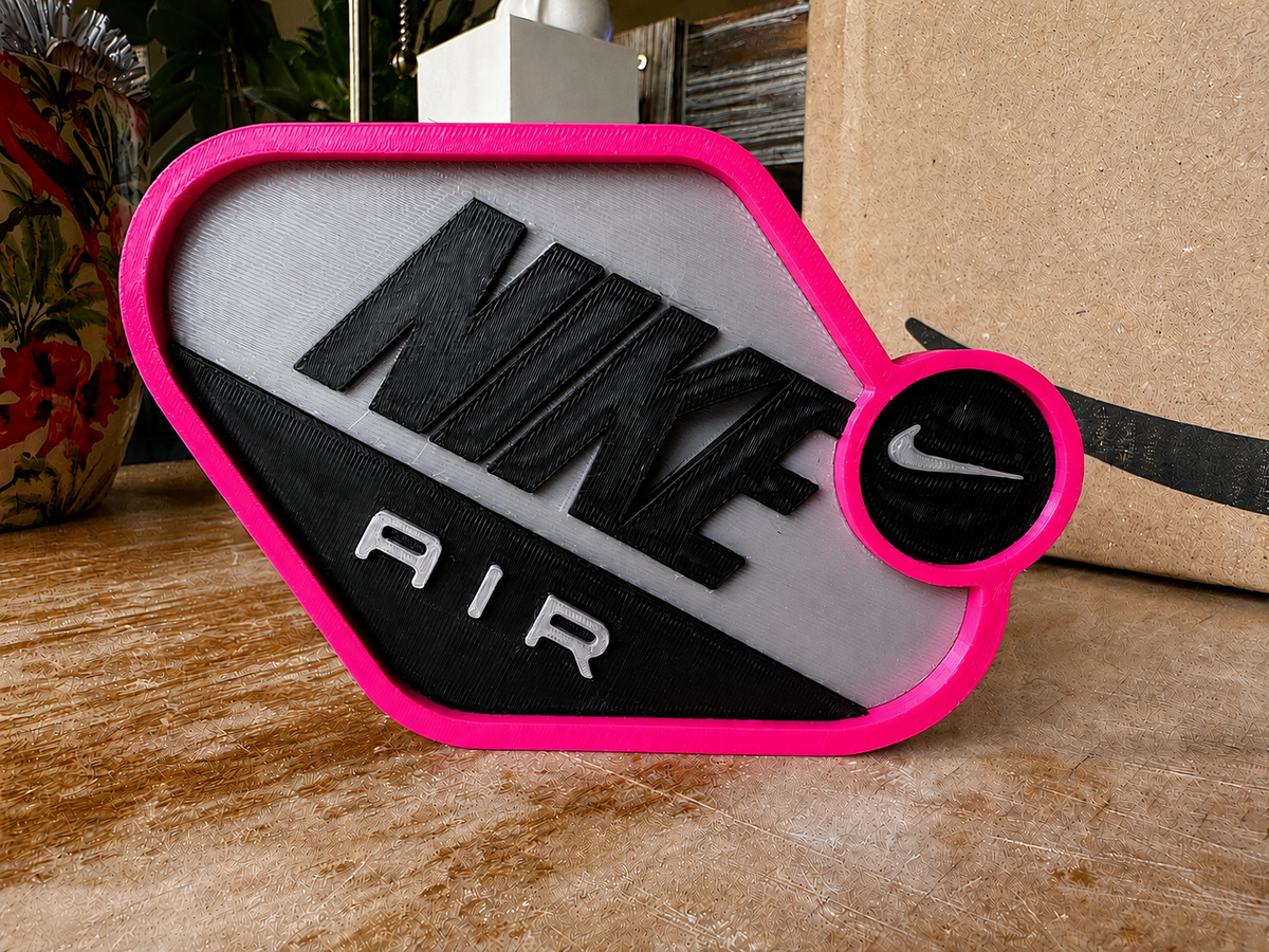 Nike Air 3D Printed Display Plaque – Multiple Colour Options
