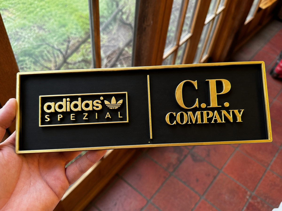 Adidas Spezial × C.P. Company Inspired 3D Wall Plaque – Multi Colour Options