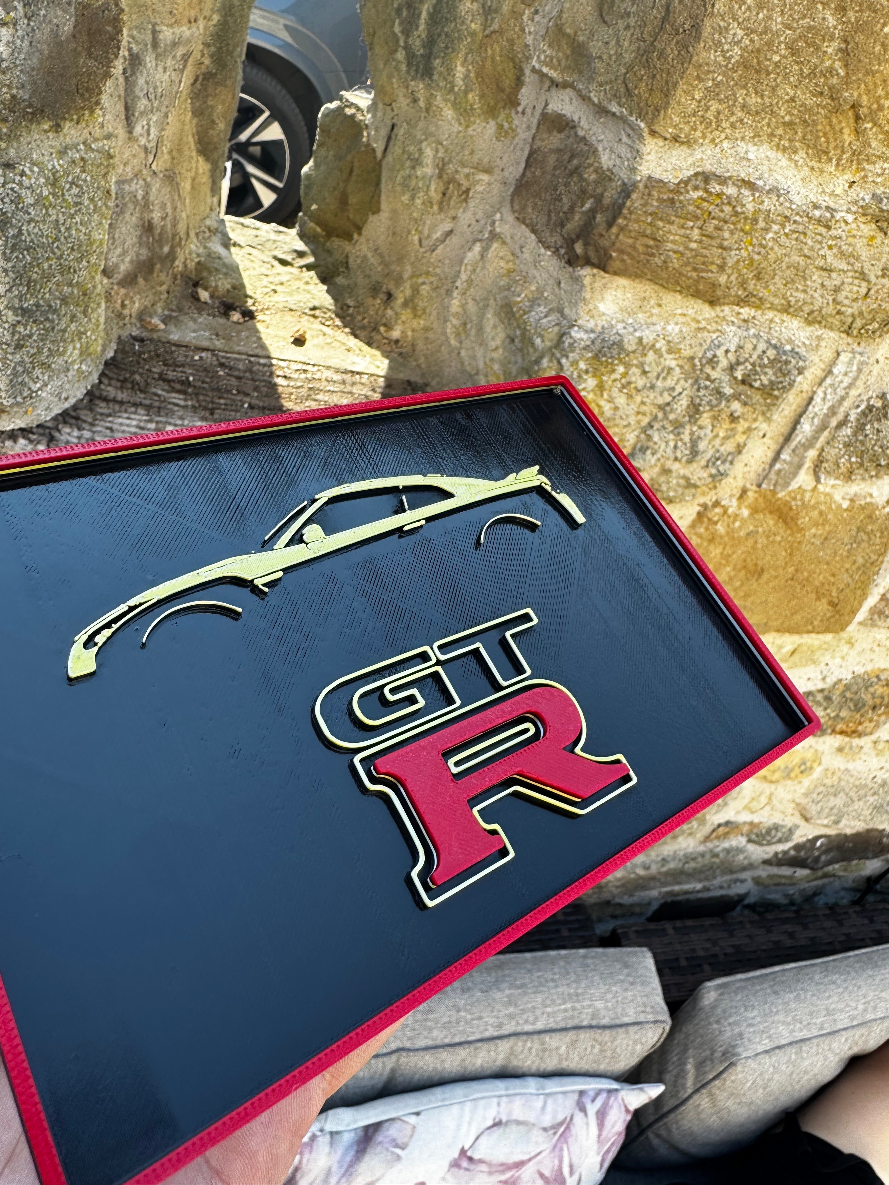 Nissan GT-R R35 3D Wall Plaque