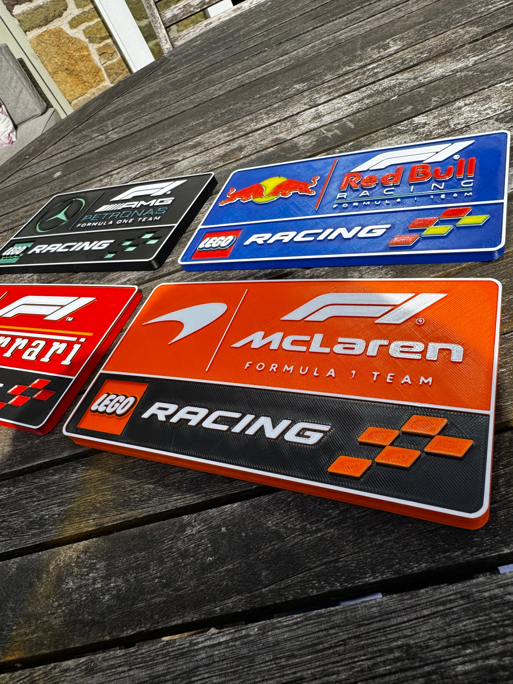 Formula 1 Lego Racing Teams 3D Plaque Collection