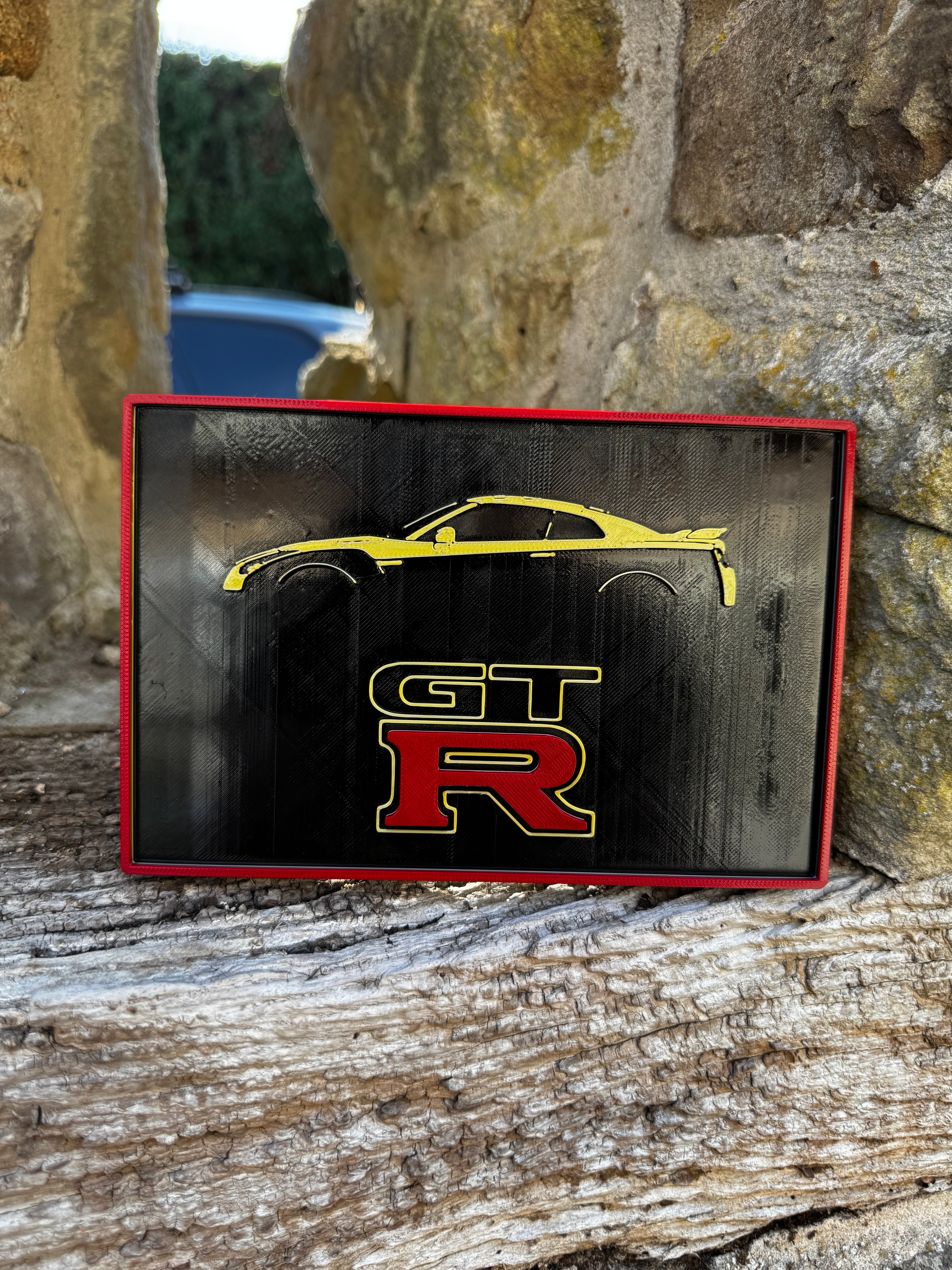 Nissan GT-R R35 3D Wall Plaque